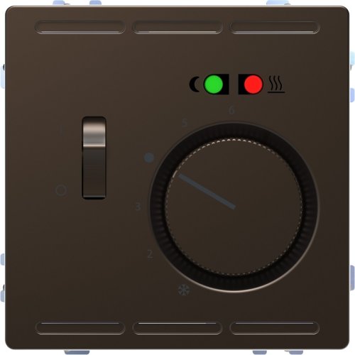 Терморегулятор механический с датчиком без рамки Schneider Electric D-Life 0С +50С мокко картинка